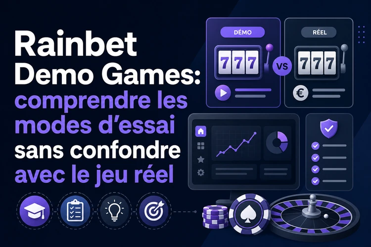Rainbet Demo Games: comprendre les modes d’essai sans confondre avec le jeu réel