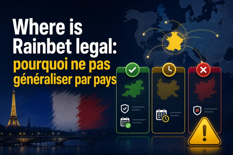 Where is Rainbet legal: pourquoi ne pas généraliser par pays