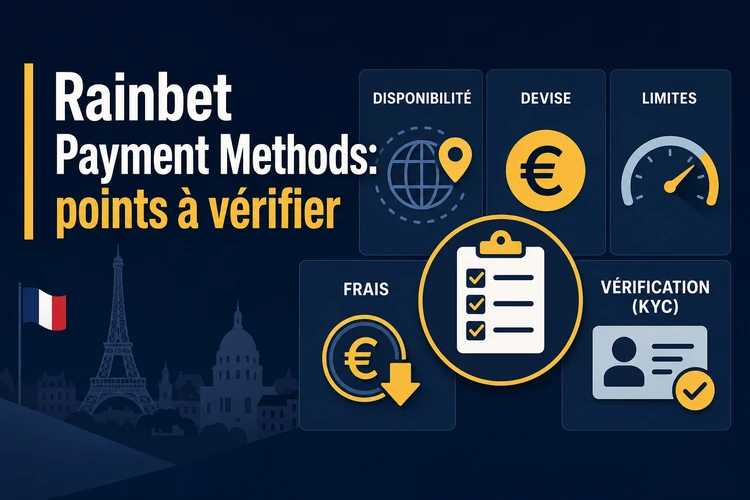 Rainbet Payment Methods: que vérifier sans énumérer de méthodes