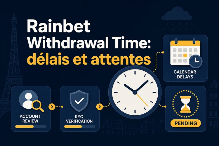Rainbet Withdrawal Time: délais, attentes et facteurs variables